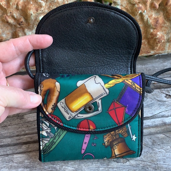 Vintage 90’s Nicole Miller Silk Mini Bag - Picture 4 of 13